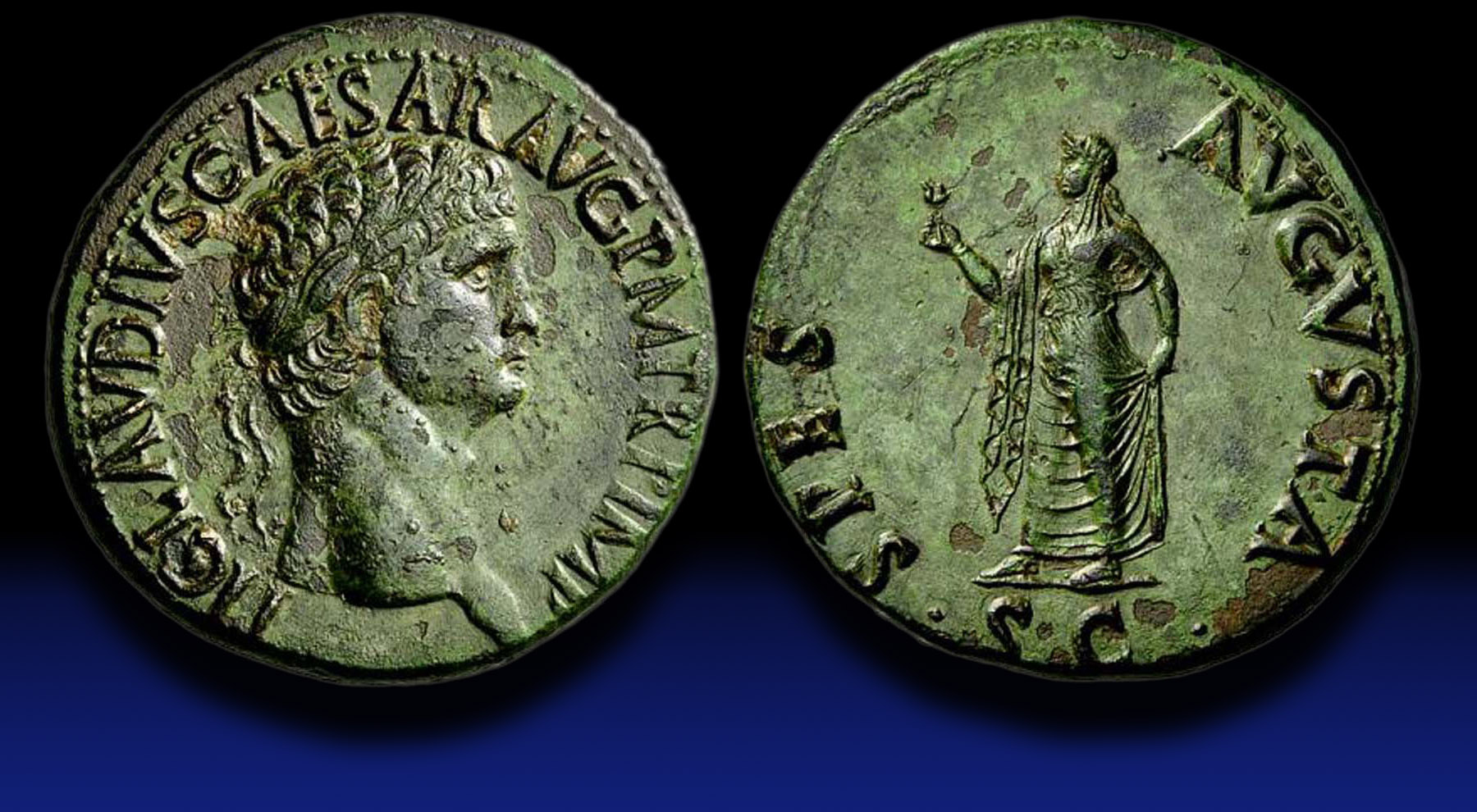 5b - Claudius AE sestertius.jpg