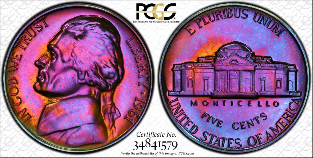 5c 1961 PR67 PCGS Raspberry Dream 34841579 Trueview.jpg
