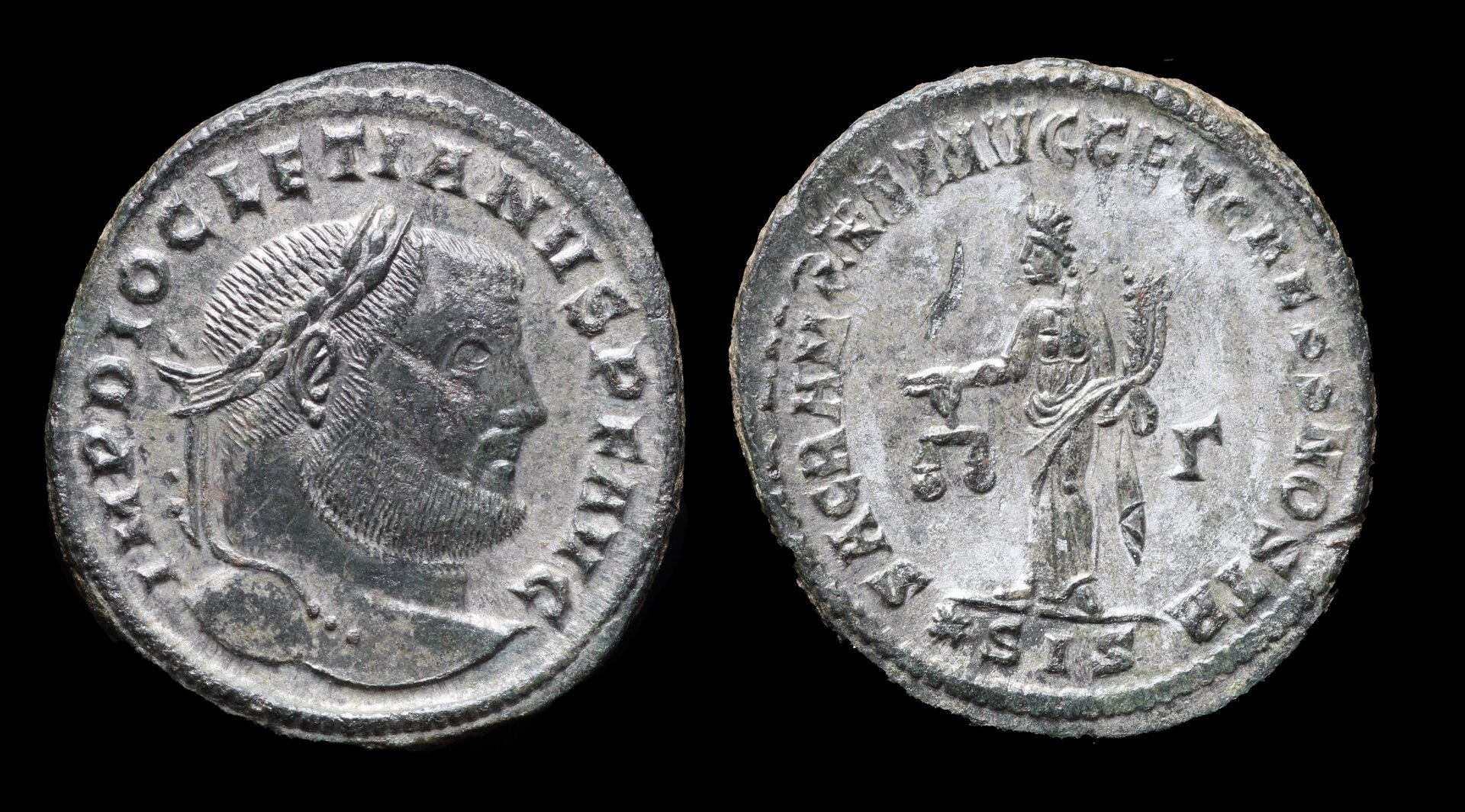 6.018 DIOCLETIAN (284-305). Follis. Siscia..jpg