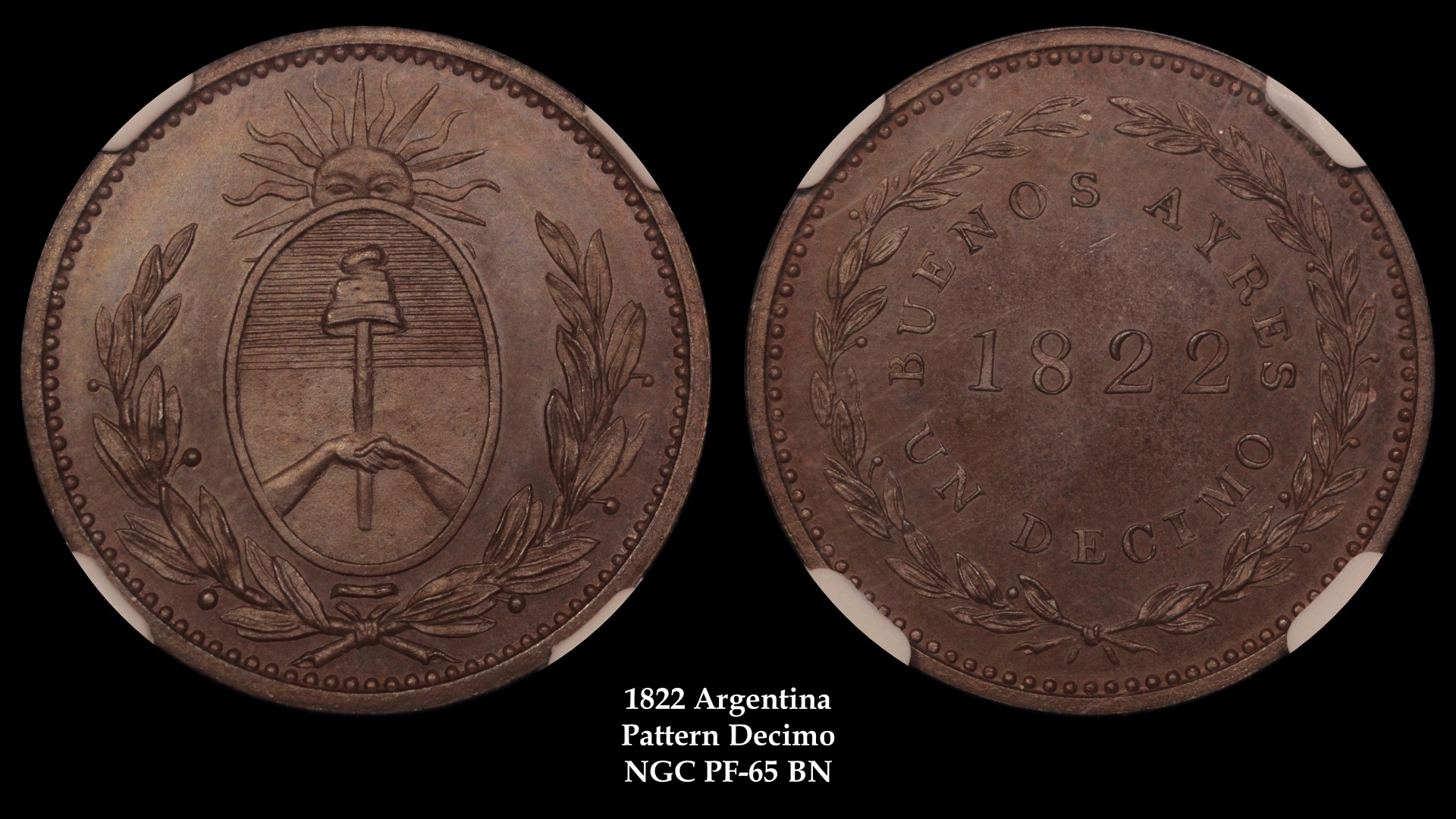 6. 1822 Argentina Decimo NGC PF-65 BN.jpg