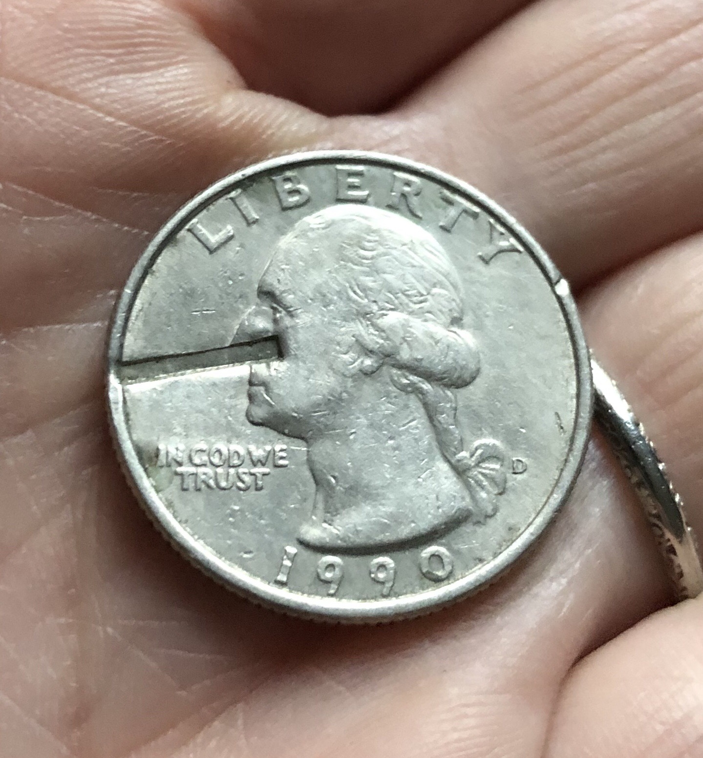 1990-washington-quarter-stamp-error-i-ve-never-seen-this-before-coin