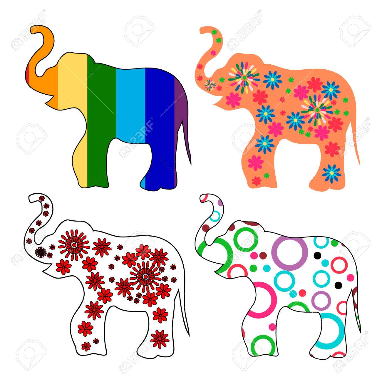 72191158-set-of-4-multi-colored-elephants.jpg