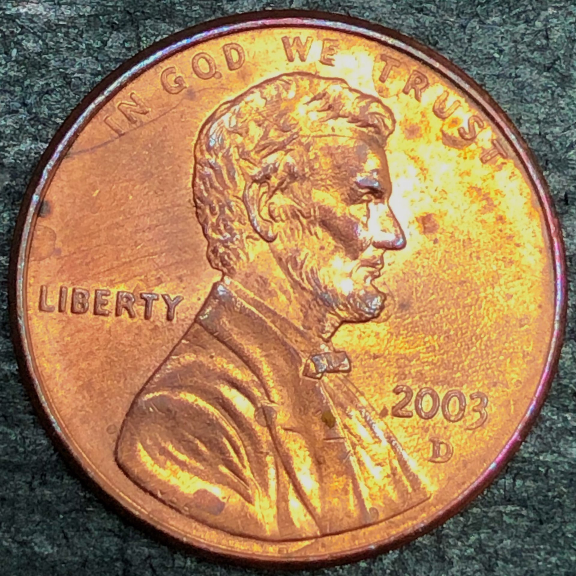 2003 D Penny Die Break Coin Talk