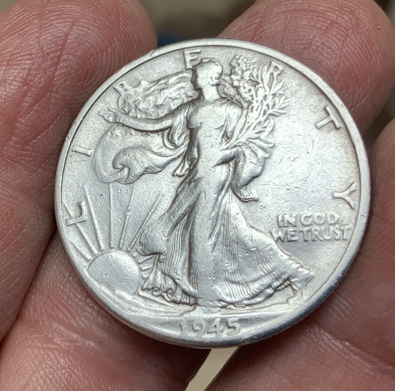 1945 D Half Dollar Coin Talk