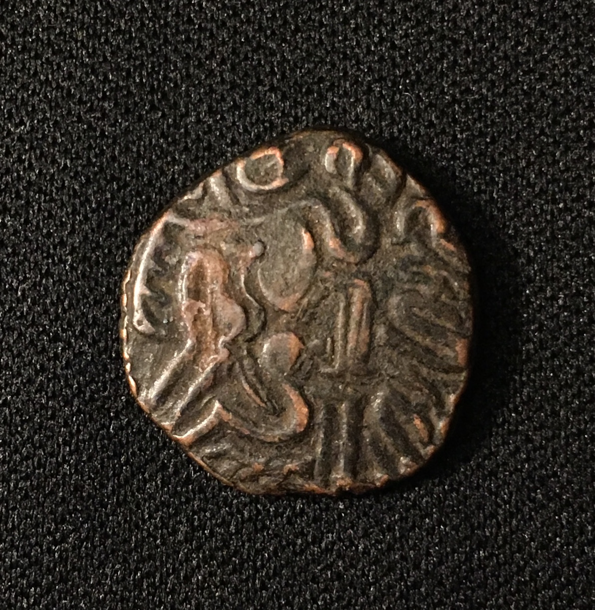 985-1014 AD Chola Dynasty Stater Rajaraja I 4 b.jpg