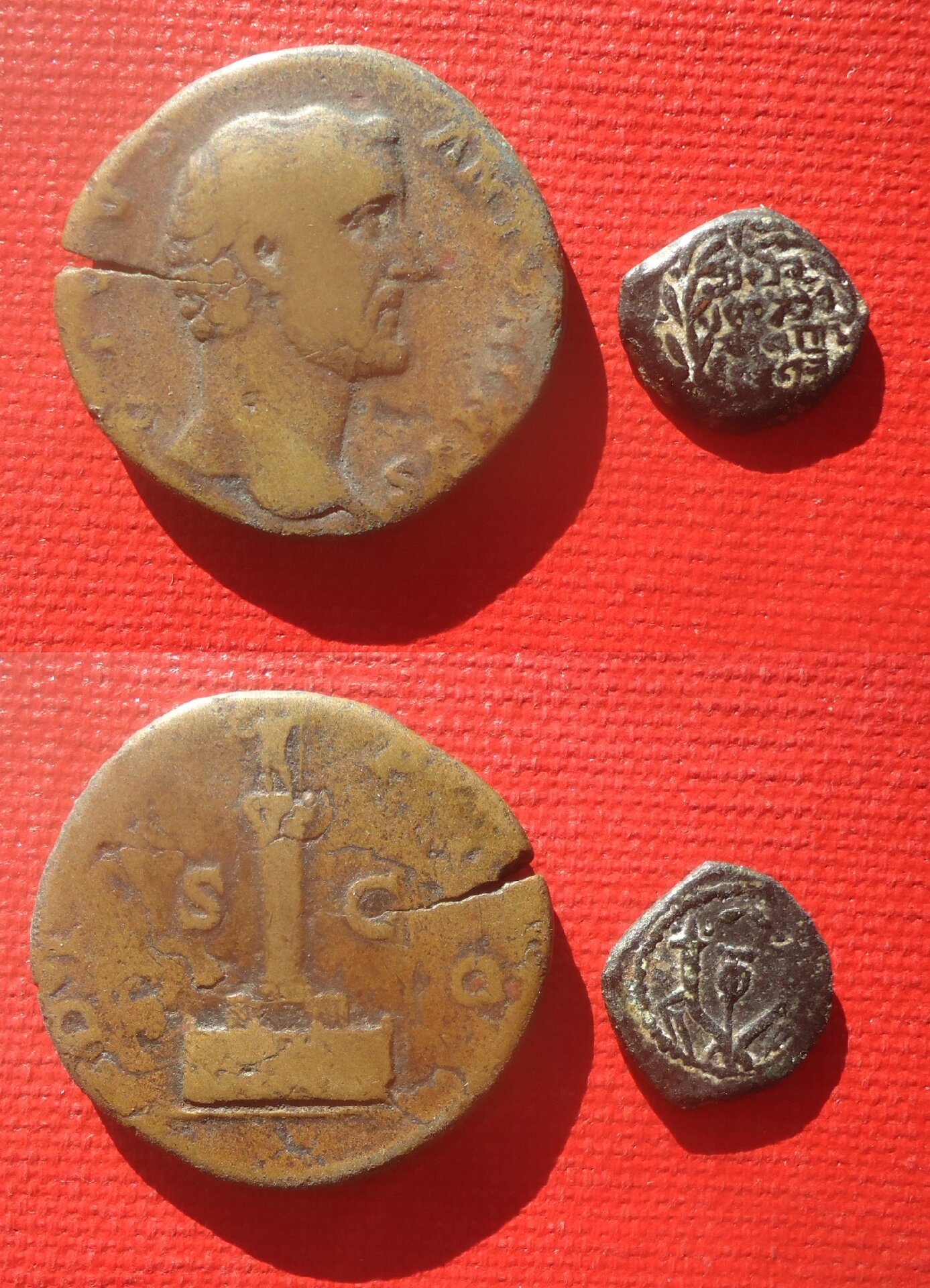 _Lot - Antoninus Pius Sest column & prutah Nov 2021 (0).jpg