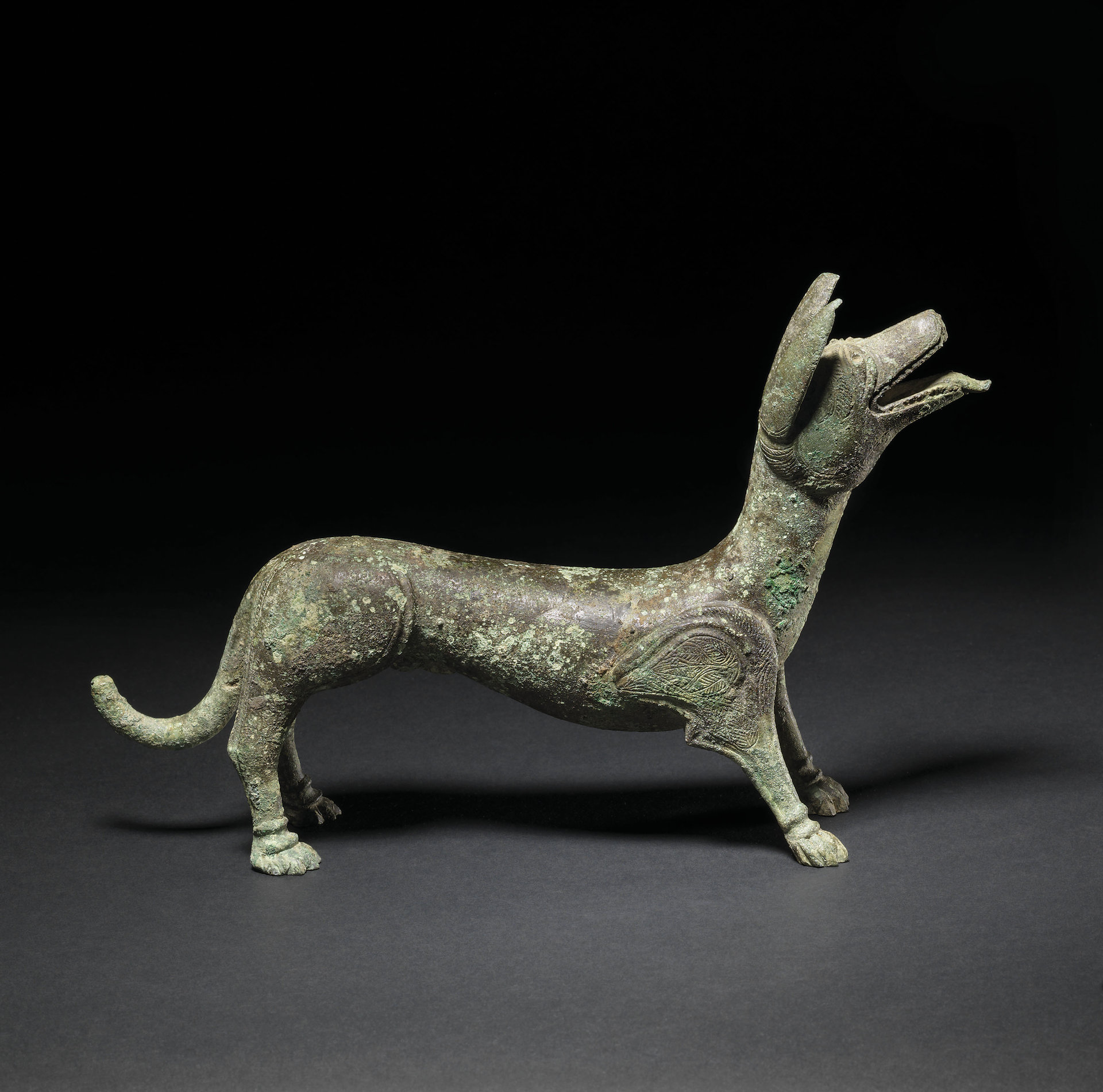(_romano-british_bronze_dog_circa_4th_century_ad) 8.5 in. long, 5.25 in. tall..jpg