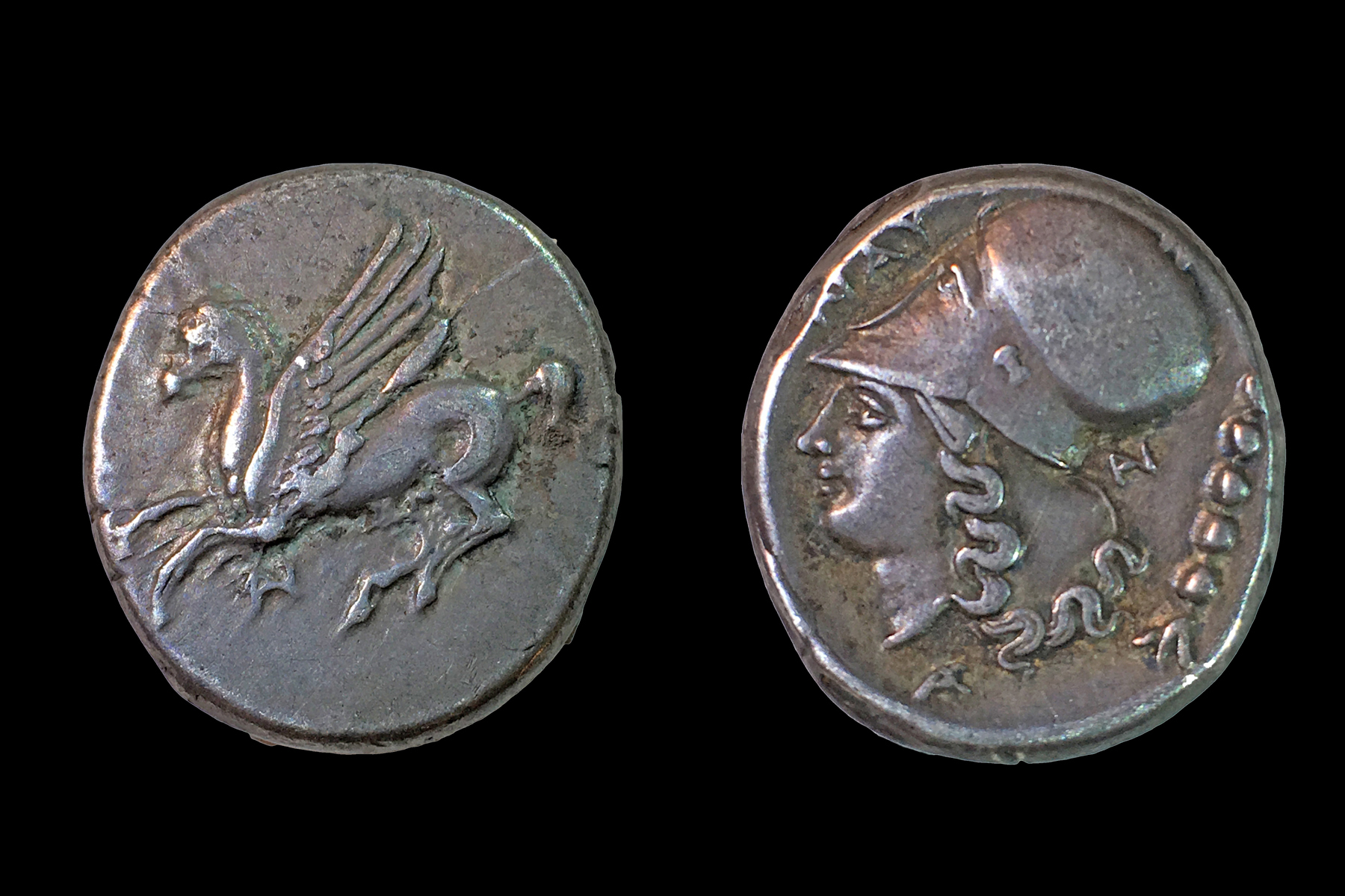 Acarnania Anactorium AR Stater Both Sides Black Background.jpg