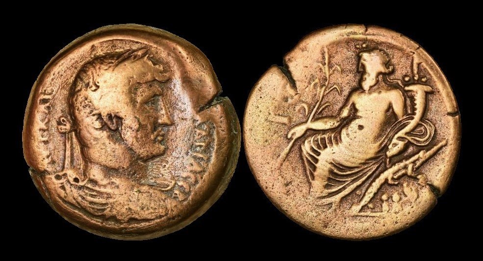 AE drachm hadrian, nilus. Alexandria (2).jpg