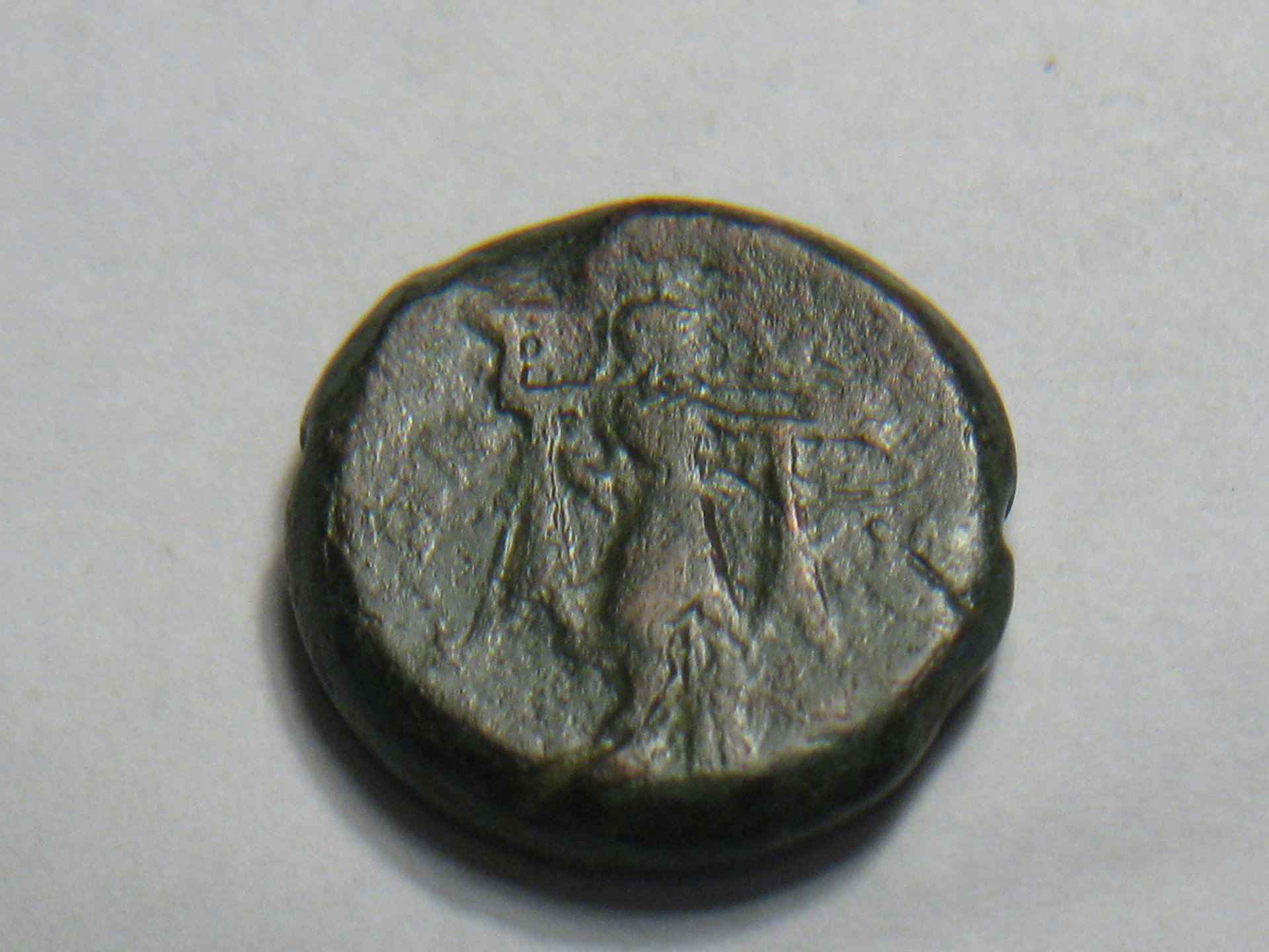 ae Greek Pyrrhus coin, Syracuse mint 278-276bc 003.JPG