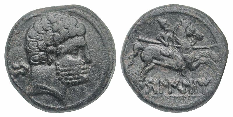 Agora, belikio Iberia male head and horseman.jpg