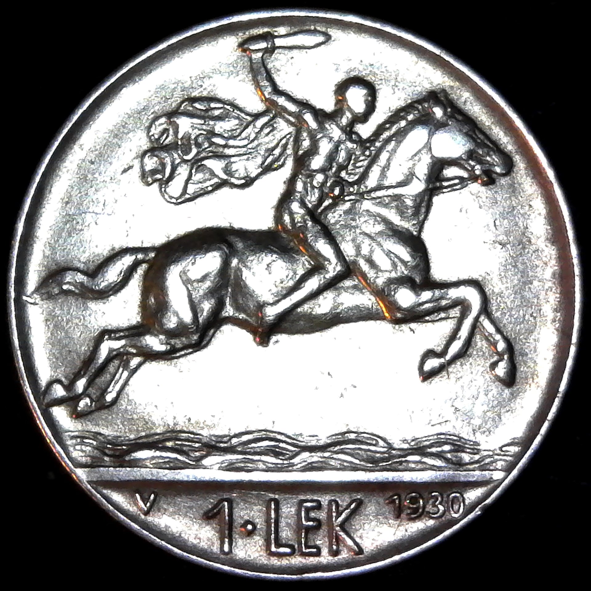Albania 1 Lek 1930 obverse.jpg