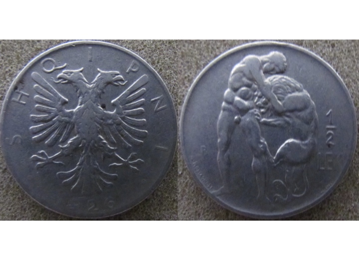 Albania 1926 half lek.jpg