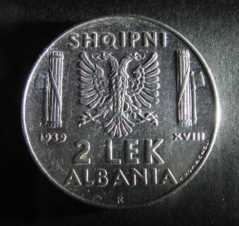 Albania 2 Lek 1939 reverse.JPG