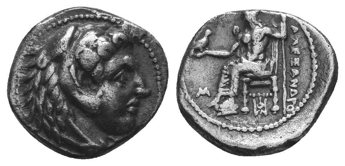 Alexander III AR Hemidrachm Babylon Zeus Budget Auction 13, Lot 48.jpg