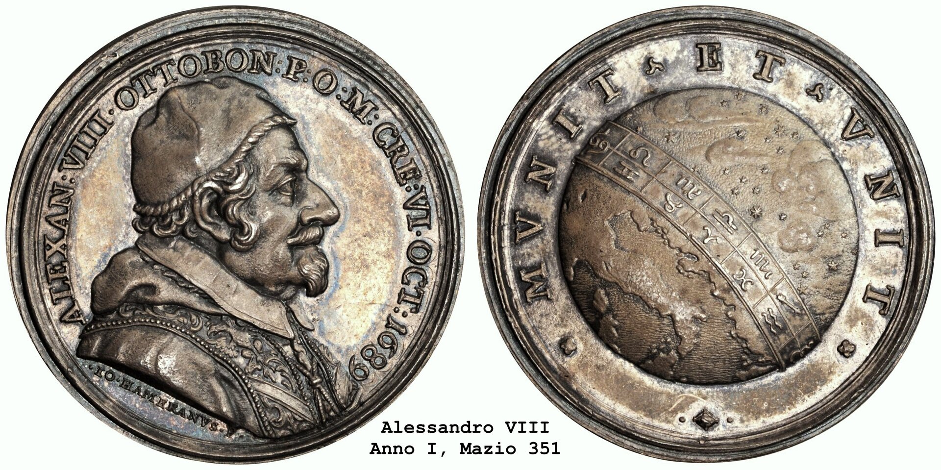 Allessandro VIII, Anno I Mazio 351.jpg