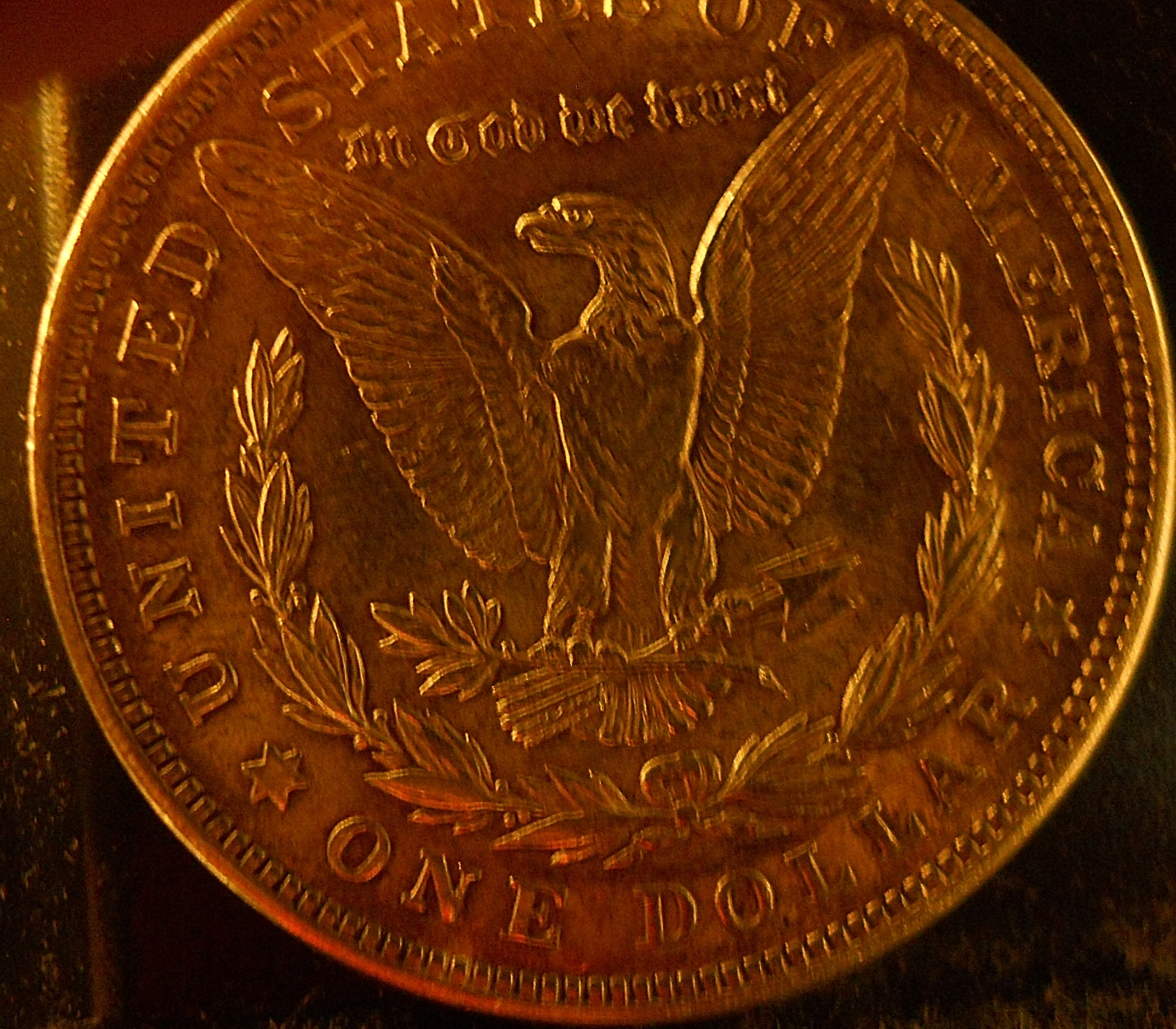 Alpha Excellent Rev view Morgan 1921 Silver dollar showing Doubling.JPG