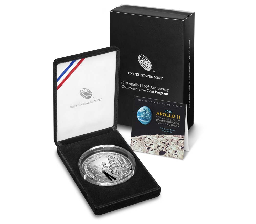 American Silver 5 Oz Proof Apollo - Pic 4.jpg