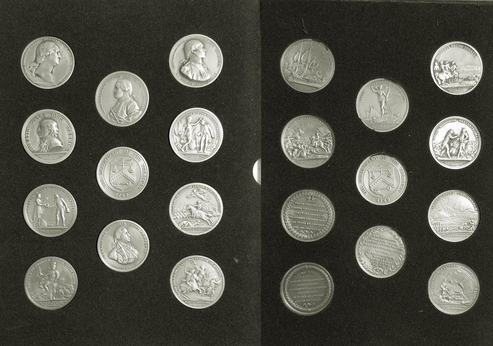 Americas first medals BW.jpg