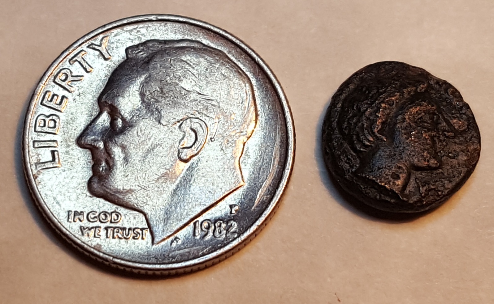 ANCIENT GREEK COIN AND DIME.jpg