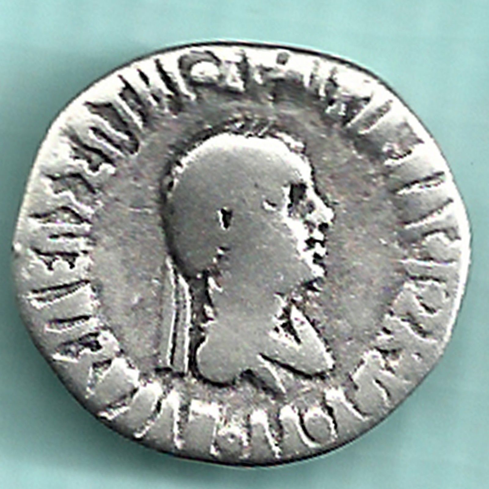 ANCIENT INDIA - INDO GREEK - MENANDER - KINGS POTRATE - RAREST SILVER COIN.JPG