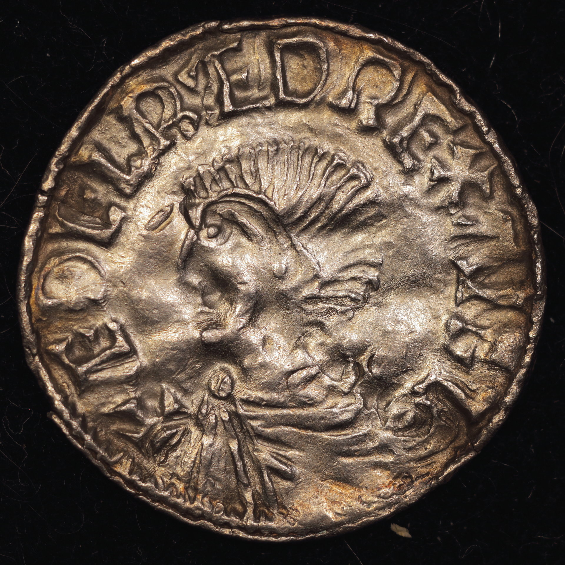Anglo-Saxon Aethelred II (978-1016) Penny Obv..JPG