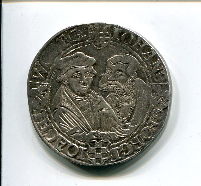 Anhalt Jt issue Wolfgang & 3 others Taler 1539 rev 855.jpg