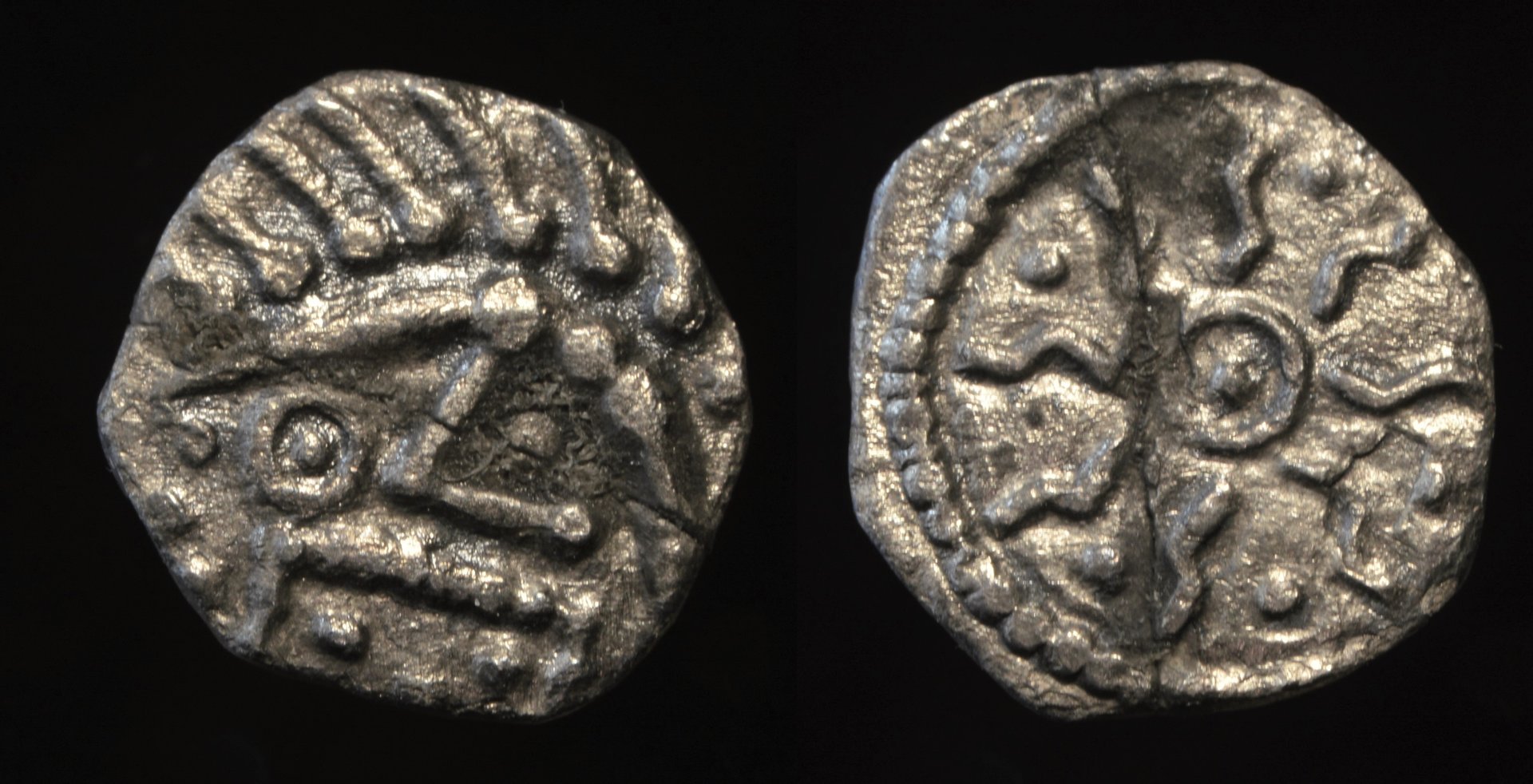 Anonymous - Sceatta (series E ‘Ashton Rowant’ phase, stepped cross var. (type 53), 690-715 AD).jpg