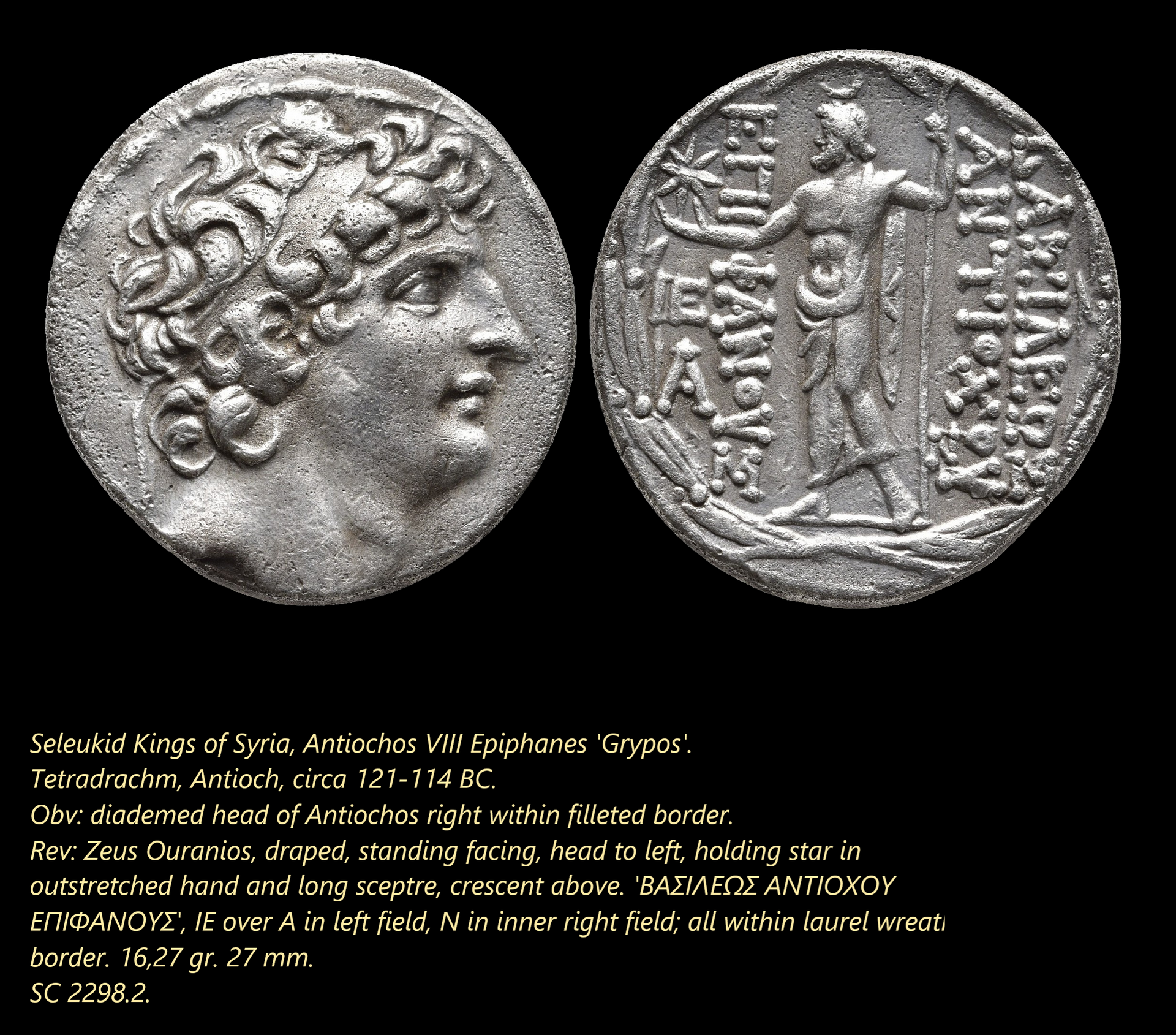 Antiochos VIII, Grypos, tetradrachm, Antioch..png