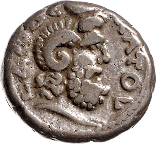 Antoninus Pius (Alexandria Mint), Zeus Ammon Rev..jpg