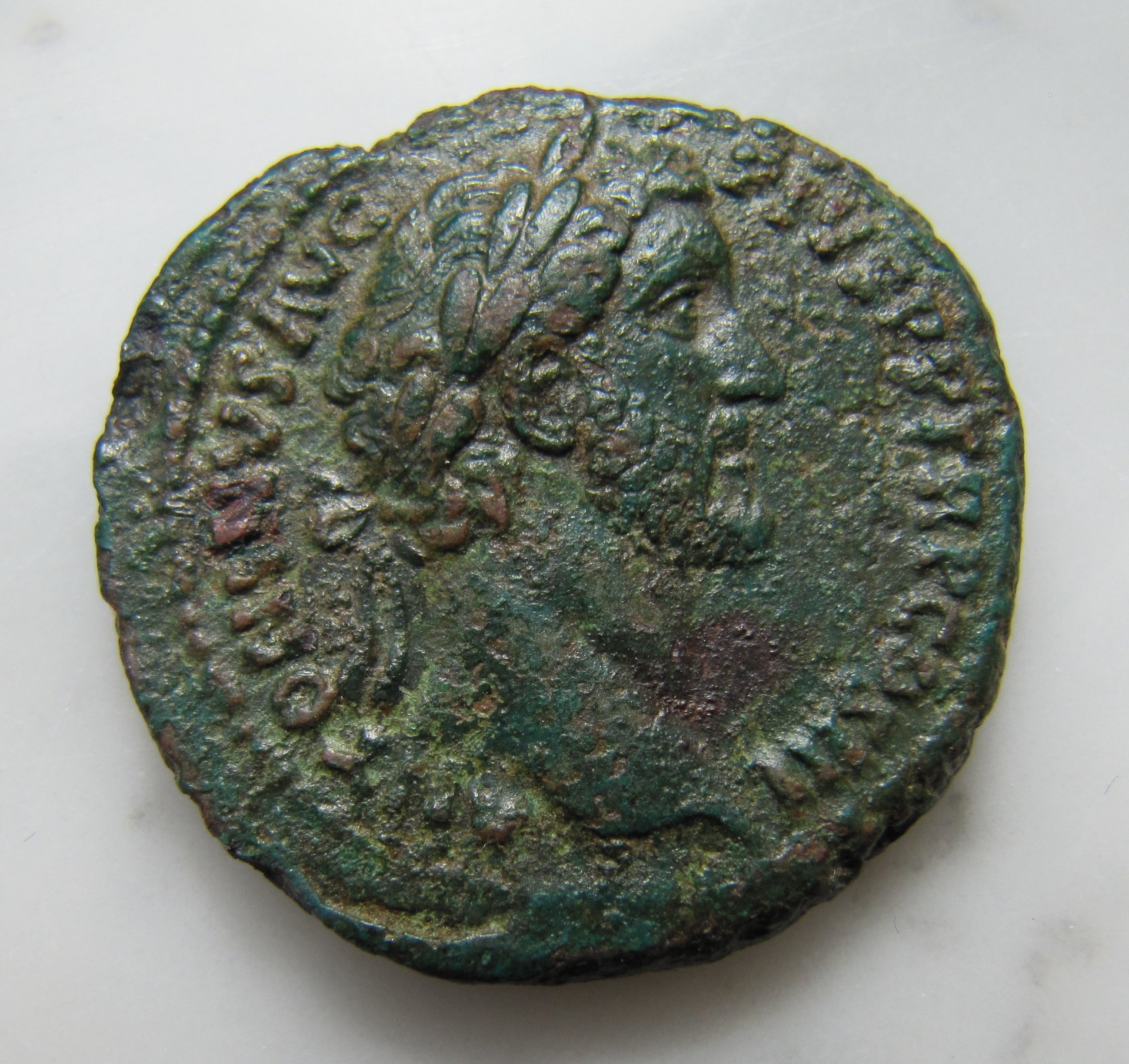 Antoninus Pius As- 2nd example -Marcus Aurelius- Obv - 1.jpg
