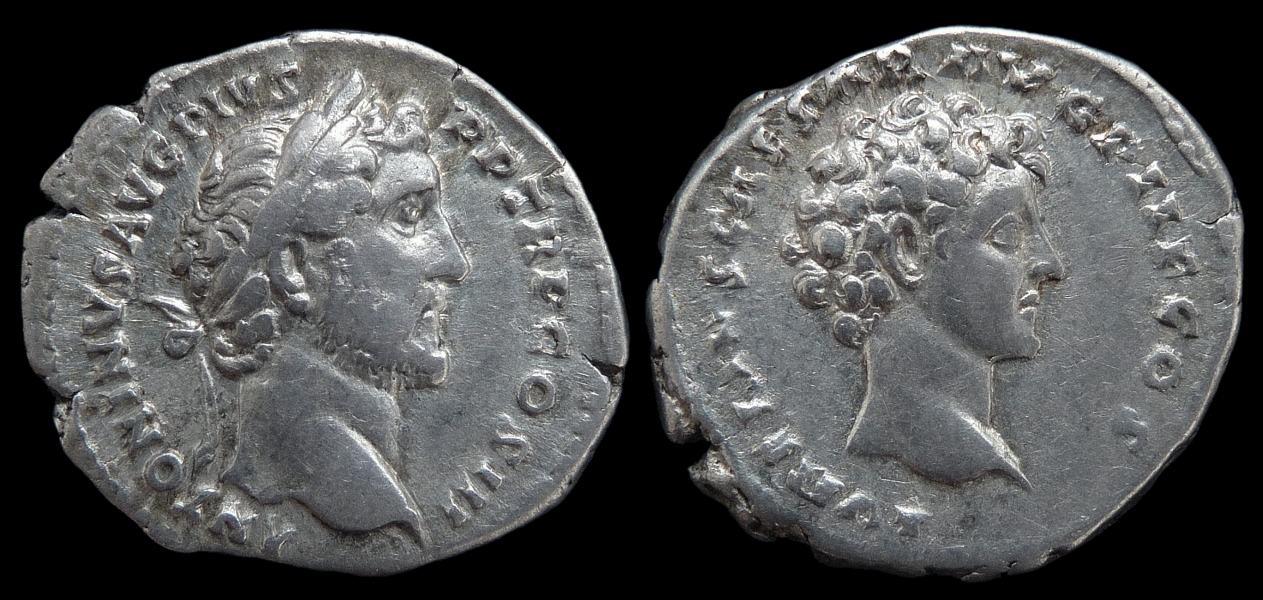 Antoninus Pius - Denarius Marcus Aurelius 150.jpg