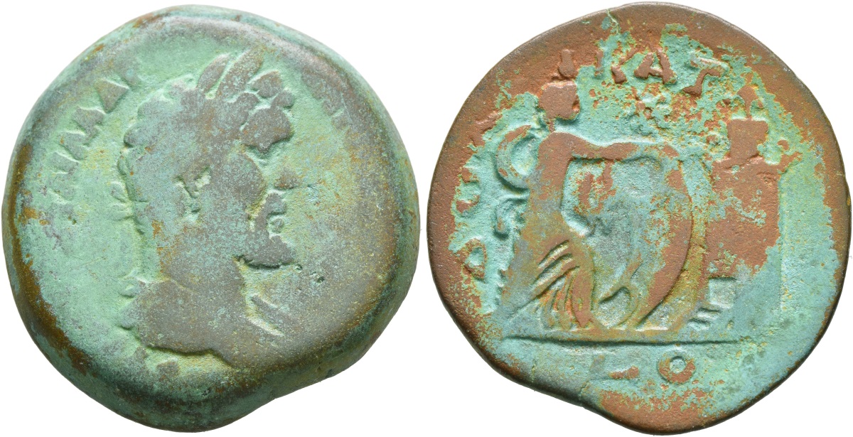 Antoninus Pius Drachm Alexandria Pharos Ex Leu Web Auction 16, Rhakotis Collection, 1960s-70s.jpg