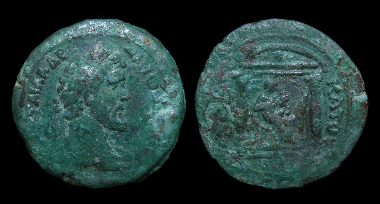 Antoninus Pius - Drachm ex Grover Dattari Isis Harpokrates 2014.jpg