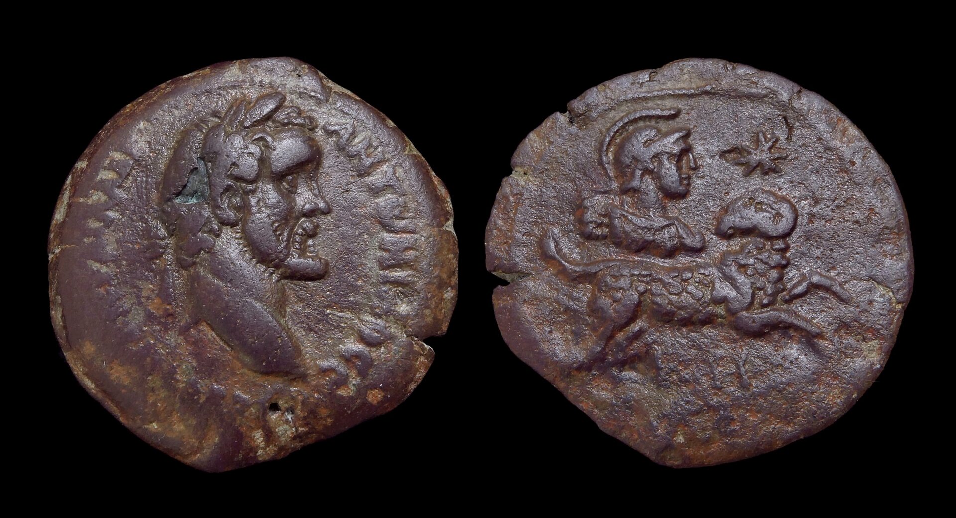 Antoninus Pius - Drachm Zodiac Aries in Mars 4274.JPG