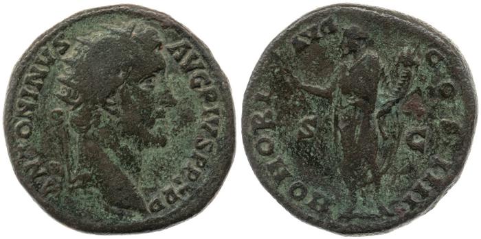 Antoninus Pius - Dupondius Honos RIC 802 - OCRE BM.jpg