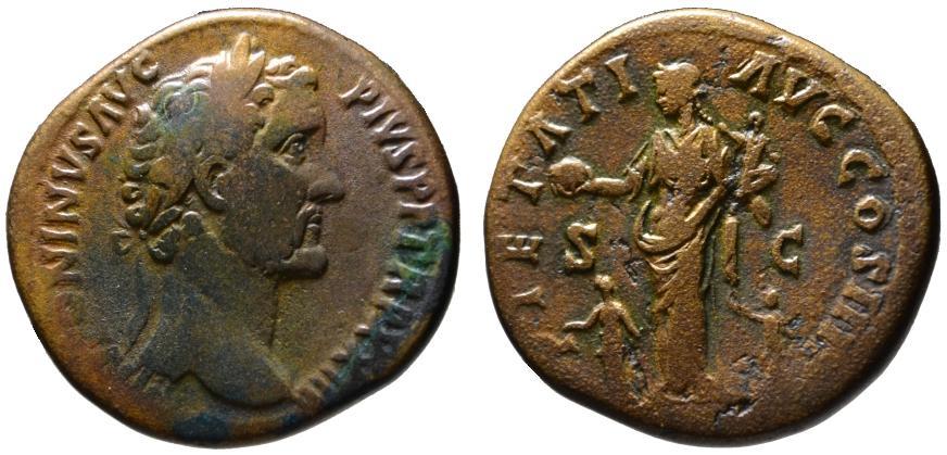 Antoninus Pius PIETATI AVG COS IIII Fecunditas Sestertius.jpg