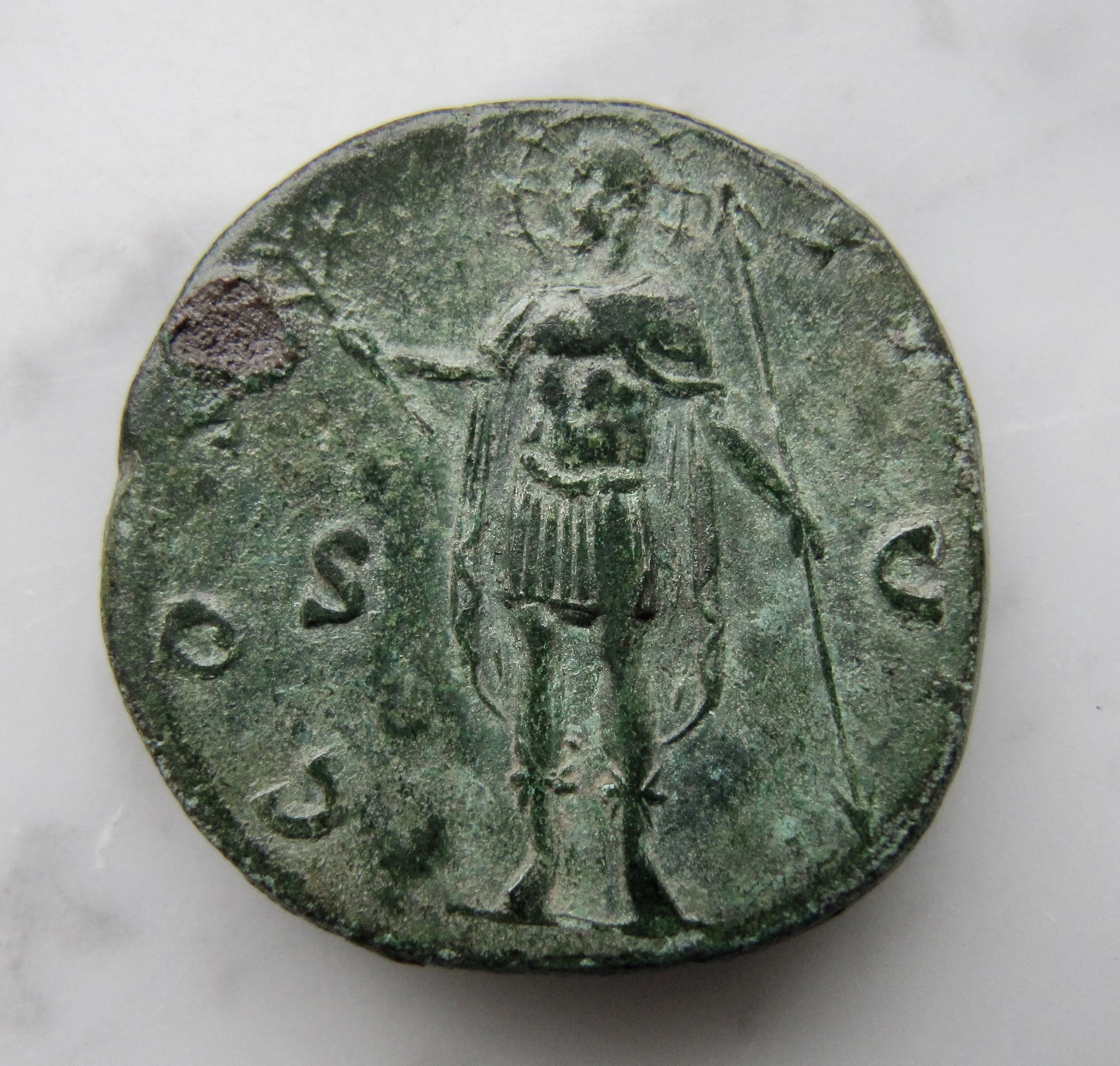 Antoninus Pius sestertius emperor standing - rev N GP - 1.jpg