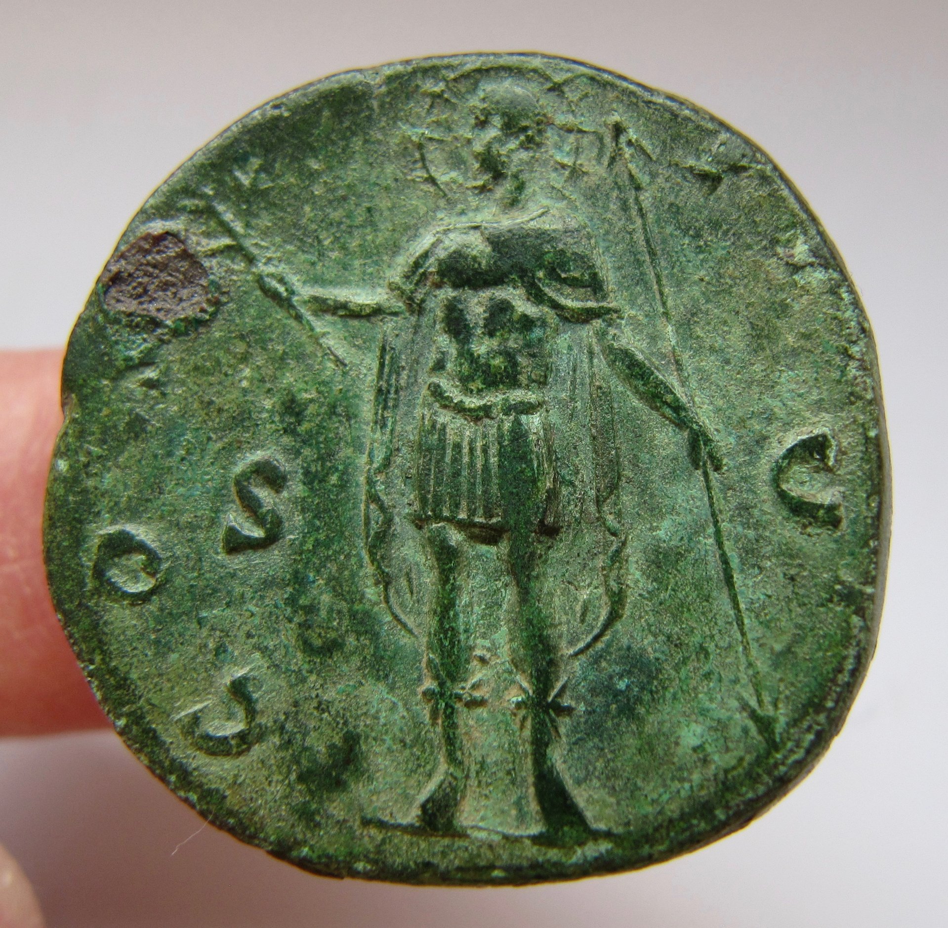 Antoninus Pius Sestertius-Emperor Stands-Rev - 1.jpg