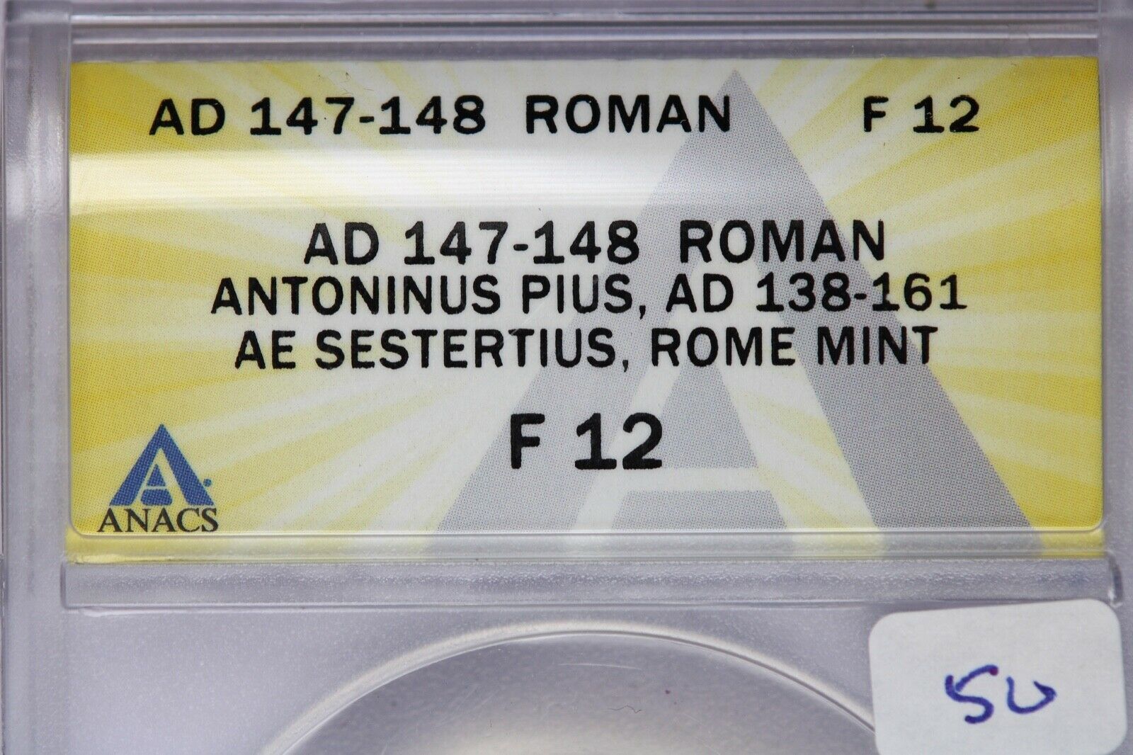 Antoninus Pius - Sestertius Liberalitas standing RIC 776 - Slabbed MY PURCHc.jpg