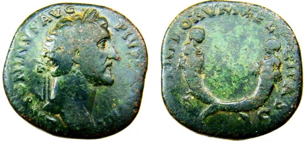Antoninus Pius TEMPORVM FELICITAS Sestertius.jpg