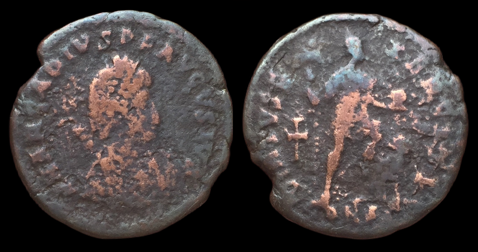 Arcadius, AE2, VIRTVS EXERCITI, CONS.png
