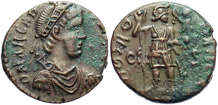 Arcadius VRBS ROMA FELIX Rome 1278 pic1.jpg
