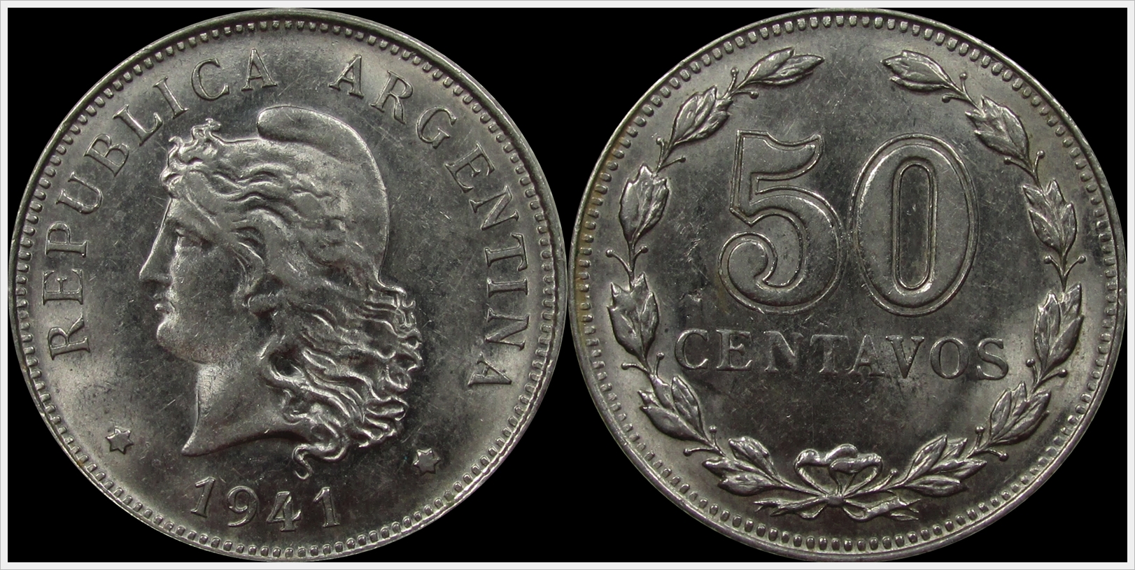 Argentina 1941 50 Centavos.jpg