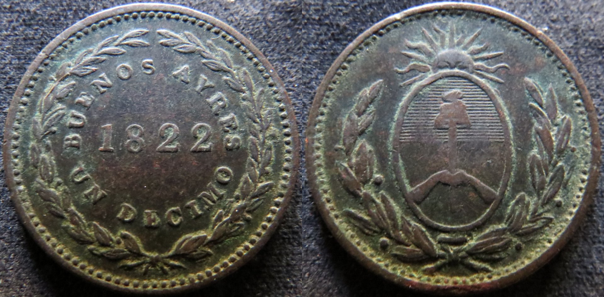 Argentina Buenos Aires 1822 Decimo copy.jpg