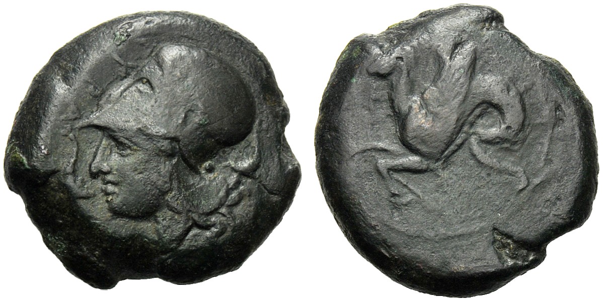 Athena in Corinthian helmet Hippocamp.jpg