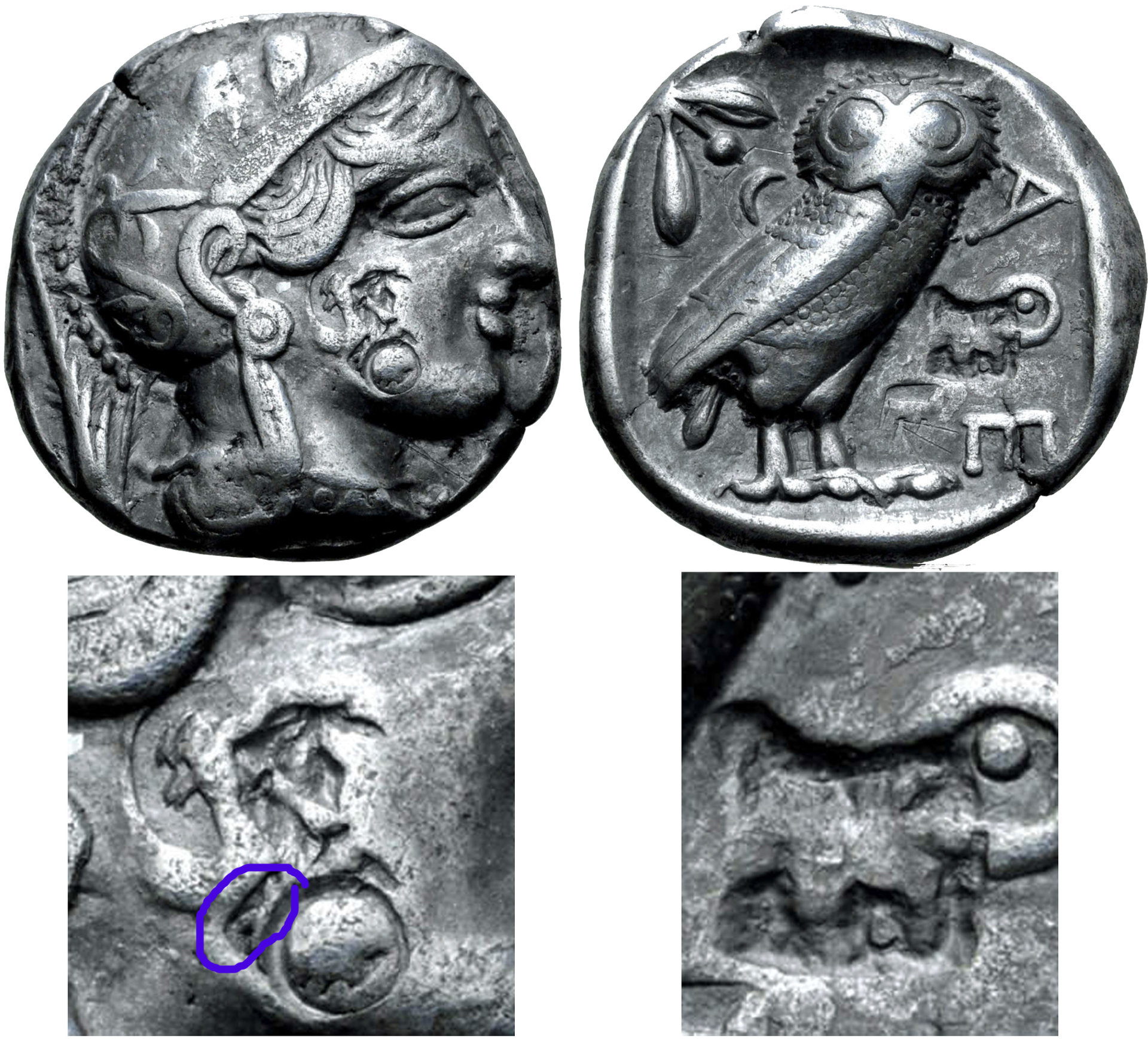 Athens AR Tetradrachm. Circa 454-404 BC, Roma lot 368, purchase March 2020.1.jpg