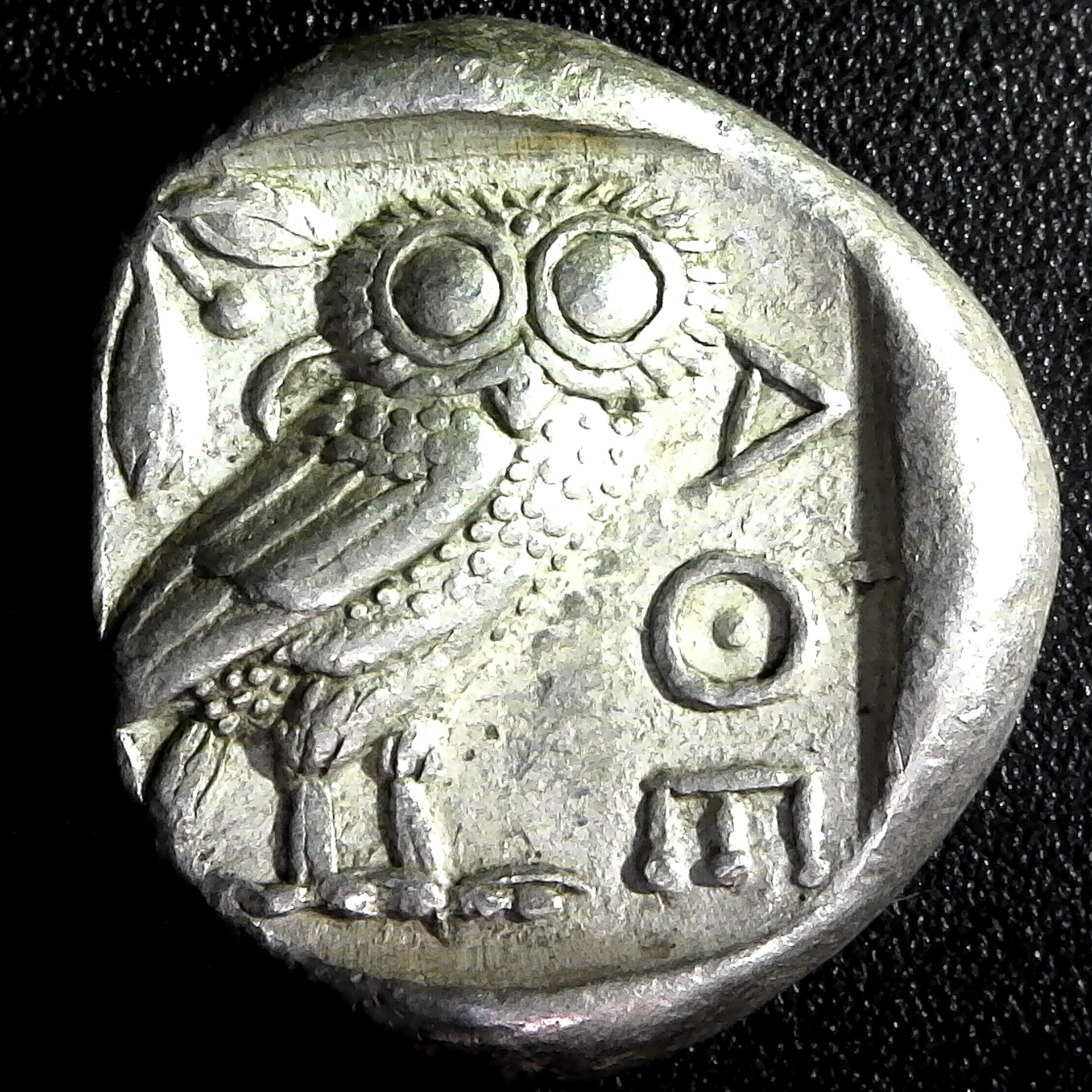 Athens Greece Athena Owl Tetradrachm Coin (454-404 BC) obv A.jpg