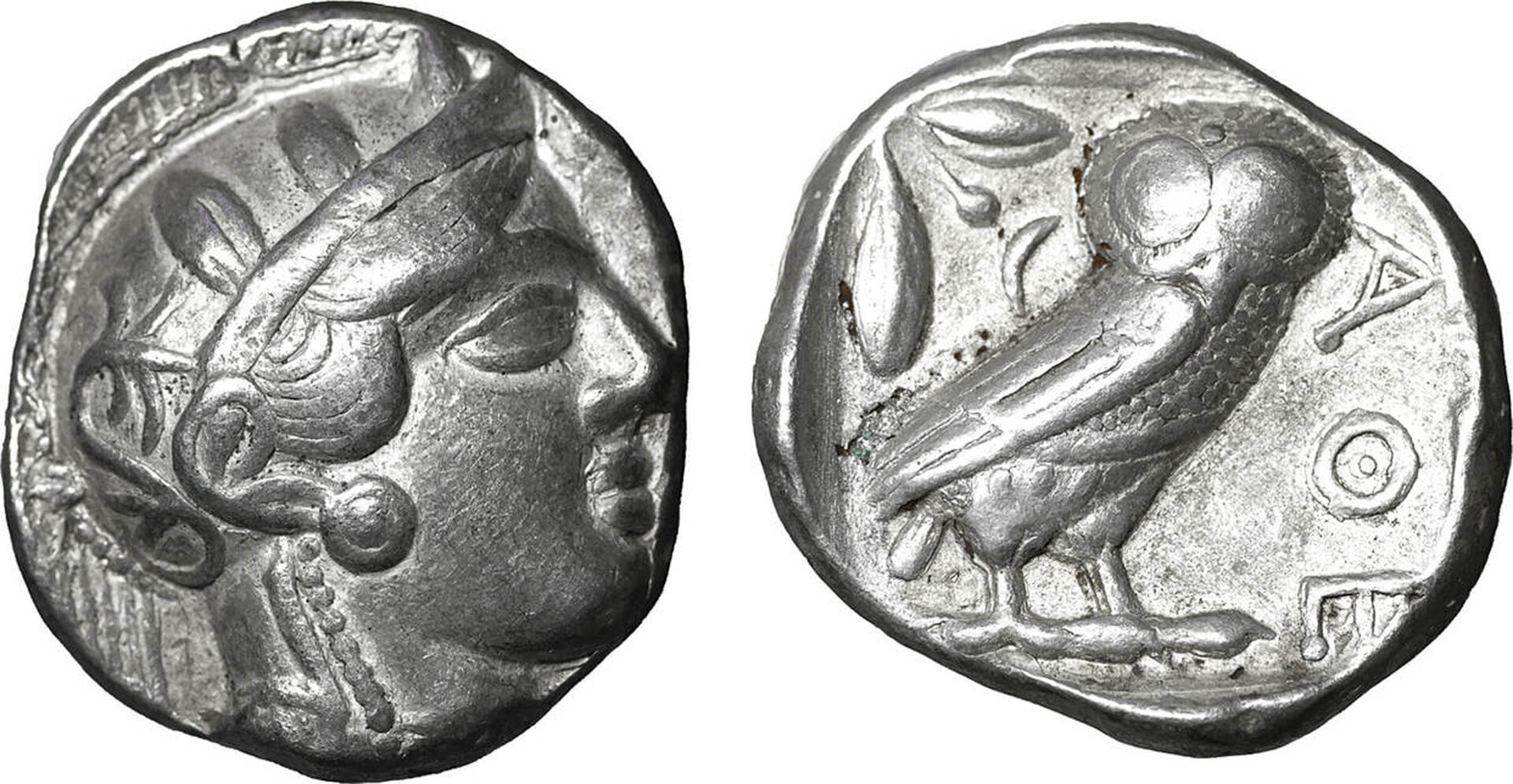 Athens, tetradrachm emergency issue owl Ars Coins Wien 'Pharaonic Kingdom' 2018.jpg