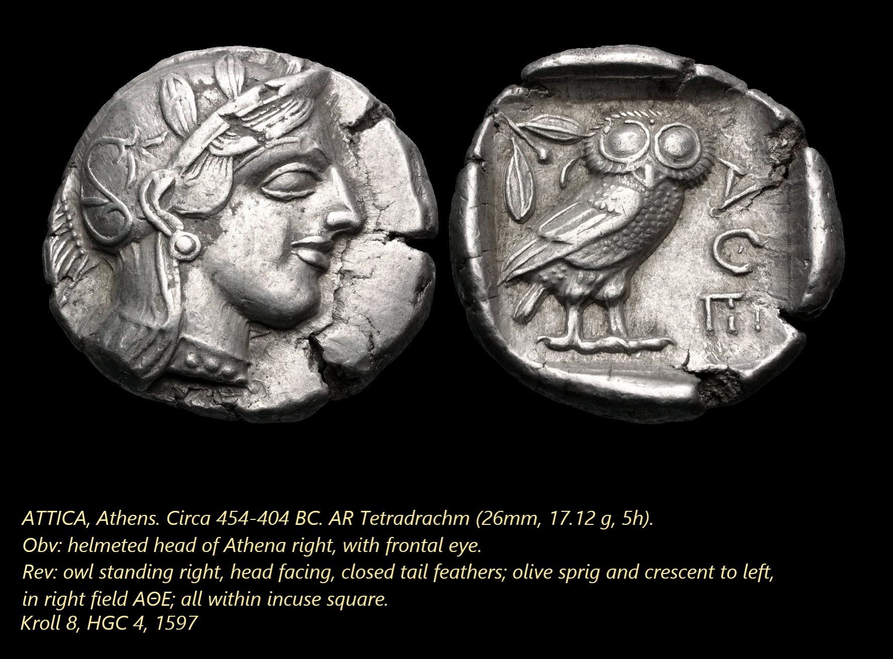 A new Athenian owl tetradrachm | Coin Talk
